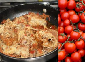 lapin rôti aux olives et tomates cerises recette de la ferme de la couture à sagy 95