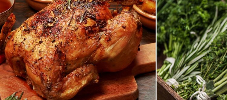 Découvrez comment réussir un poulet rôti aux herbes fraîches du jardin, tendre et parfumé.