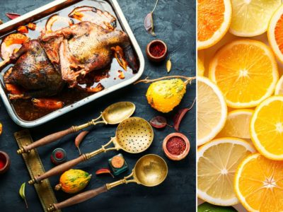 Oie rôtie aux agrumes et romarin, recette festive de Noël de la Ferme de la Couture