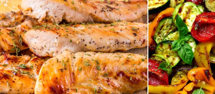 Émincé de poulet aux légumes grillés d’été : un plat simple et coloré