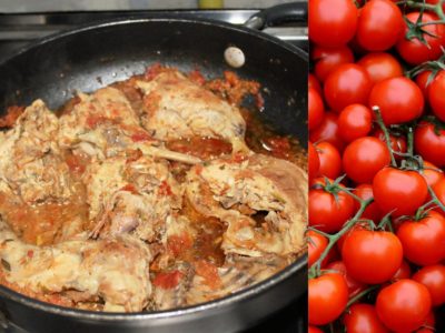 lapin rôti aux olives et tomates cerises recette de la ferme de la couture à sagy 95