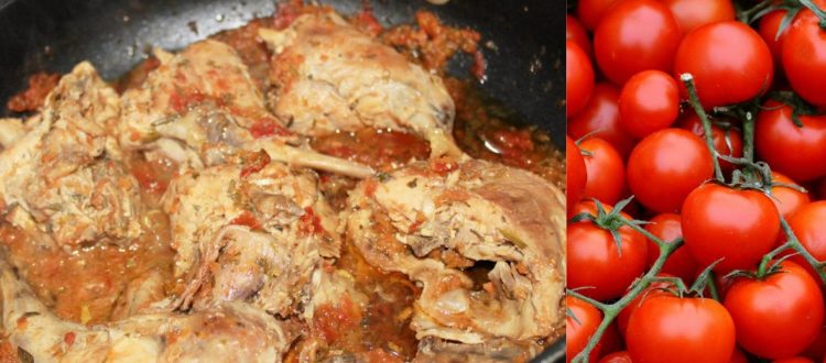 lapin rôti aux olives et tomates cerises recette de la ferme de la couture à sagy 95