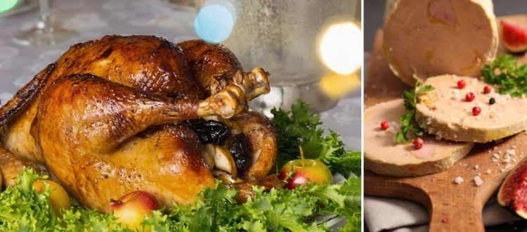 Chapon farci aux truffes et au foie gras : un plat d’exception pour Noël