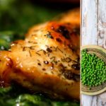 Dinde printanière aux asperges et petits pois